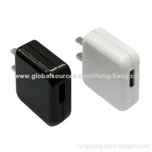 USB Mobile Chargers, 5V DC Output Voltage and 0.15 to 2A Charging Rate